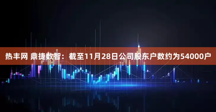 热丰网 鼎捷数智：截至11月28日公司股东户数约为54000户