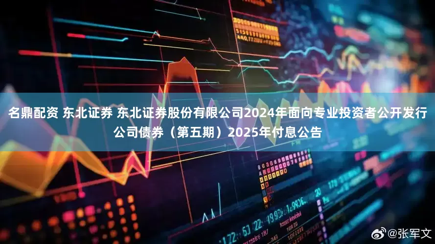 名鼎配资 东北证券 东北证券股份有限公司2024年面向专业投资者公开发行公司债券（第五期）2025年付息公告